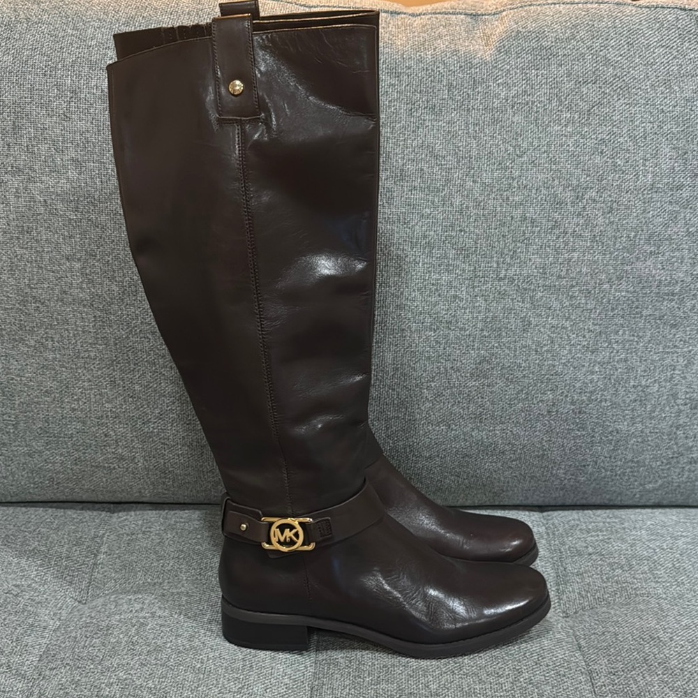 Michael Kors Brown Over the Knee Boots